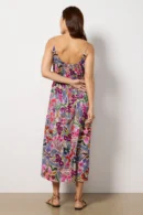 Alexa Floral Belted Midi Dress