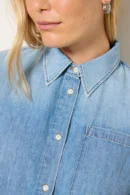 Frances Cropped Button Up