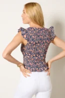 Irovytee Eloise Floral Smocked Top