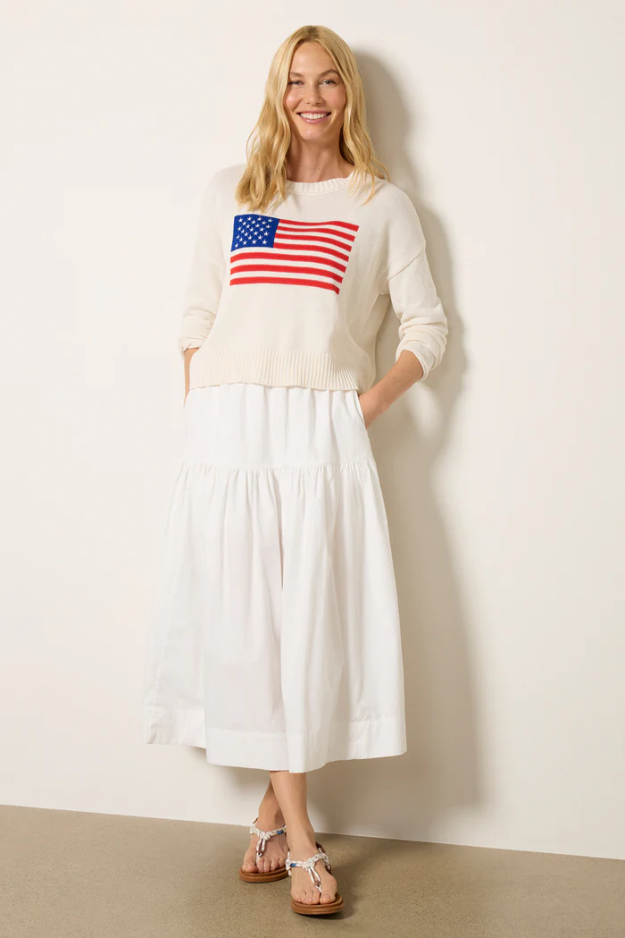 Sienna Cotton Crewneck Sweater